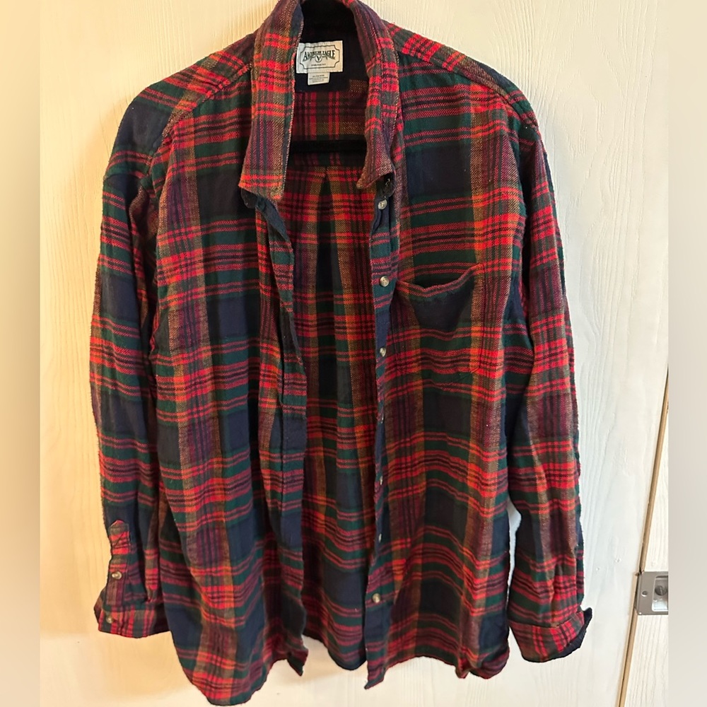 American eagle red flannel